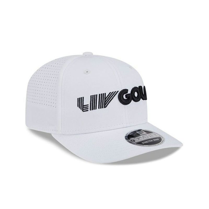 ニューエラ NEW ERA メンズ レディース ユニセックス 9SEVENTY ストレッチスナップ ホワイト LIV GOLF ERMZ5476 詳細1