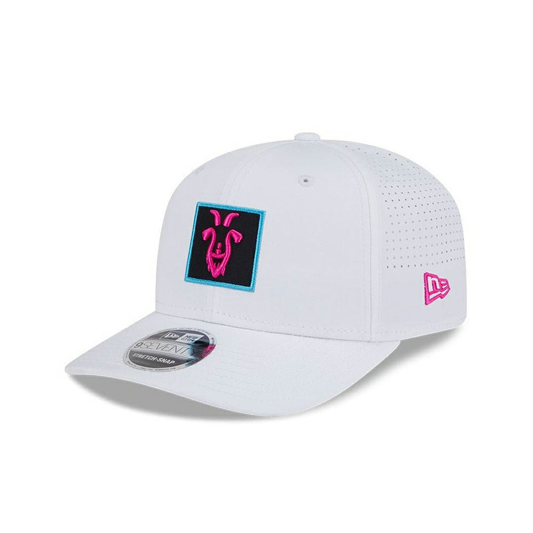 ニューエラ NEW ERA メンズ レディース ユニセックス 9SEVENTY ストレッチスナップ ホワイト LIV GOLF RANGEGOATS ERMZ5478 詳細5