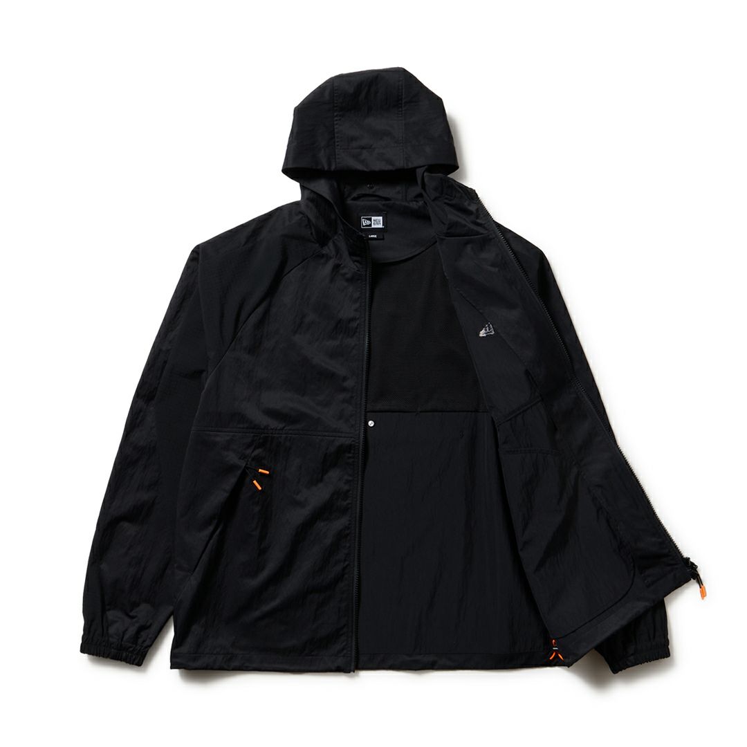 ニューエラ NEW ERA メンズ メンズ [ゴルフ] ウィンド フーディージャケット ブラック ERMA5FA 詳細2