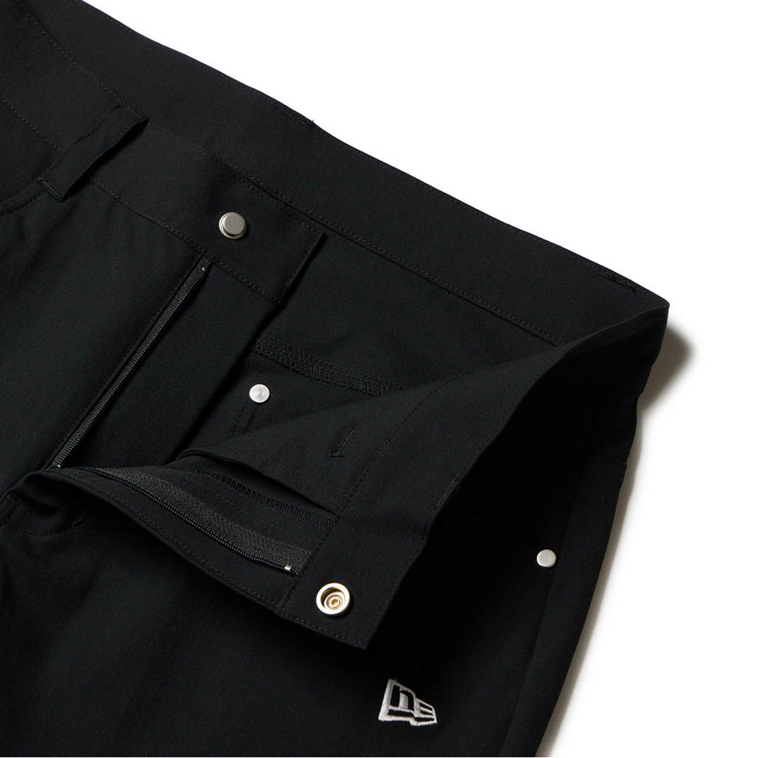 ニューエラ メンズ  テーパード ストレッチパンツ ブラック