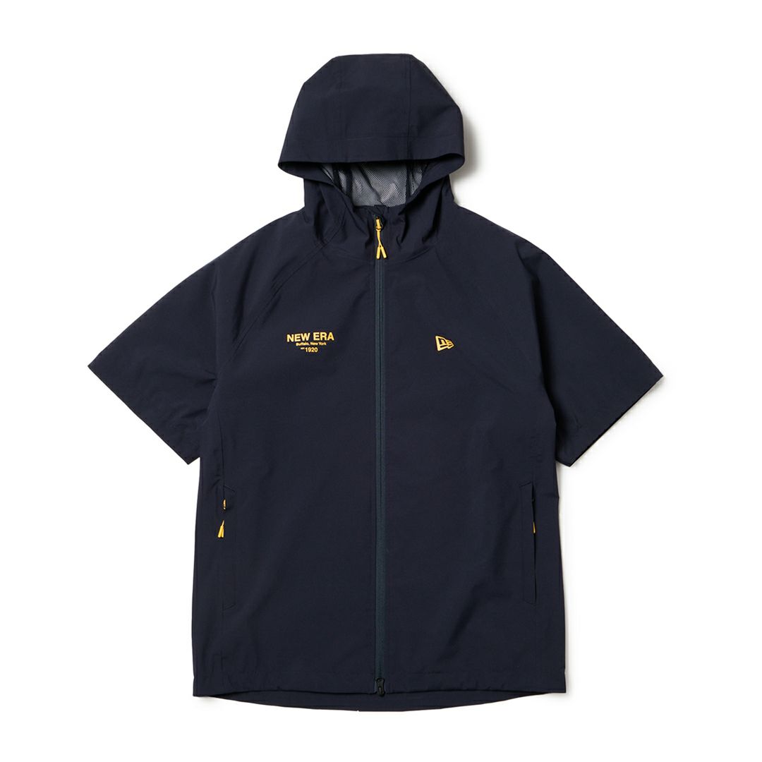 ニューエラ NEW ERA メンズ  [ゴルフ] メンズ レインジャケット 2Way スリーブ ネイビー ERMA5FY 詳細4