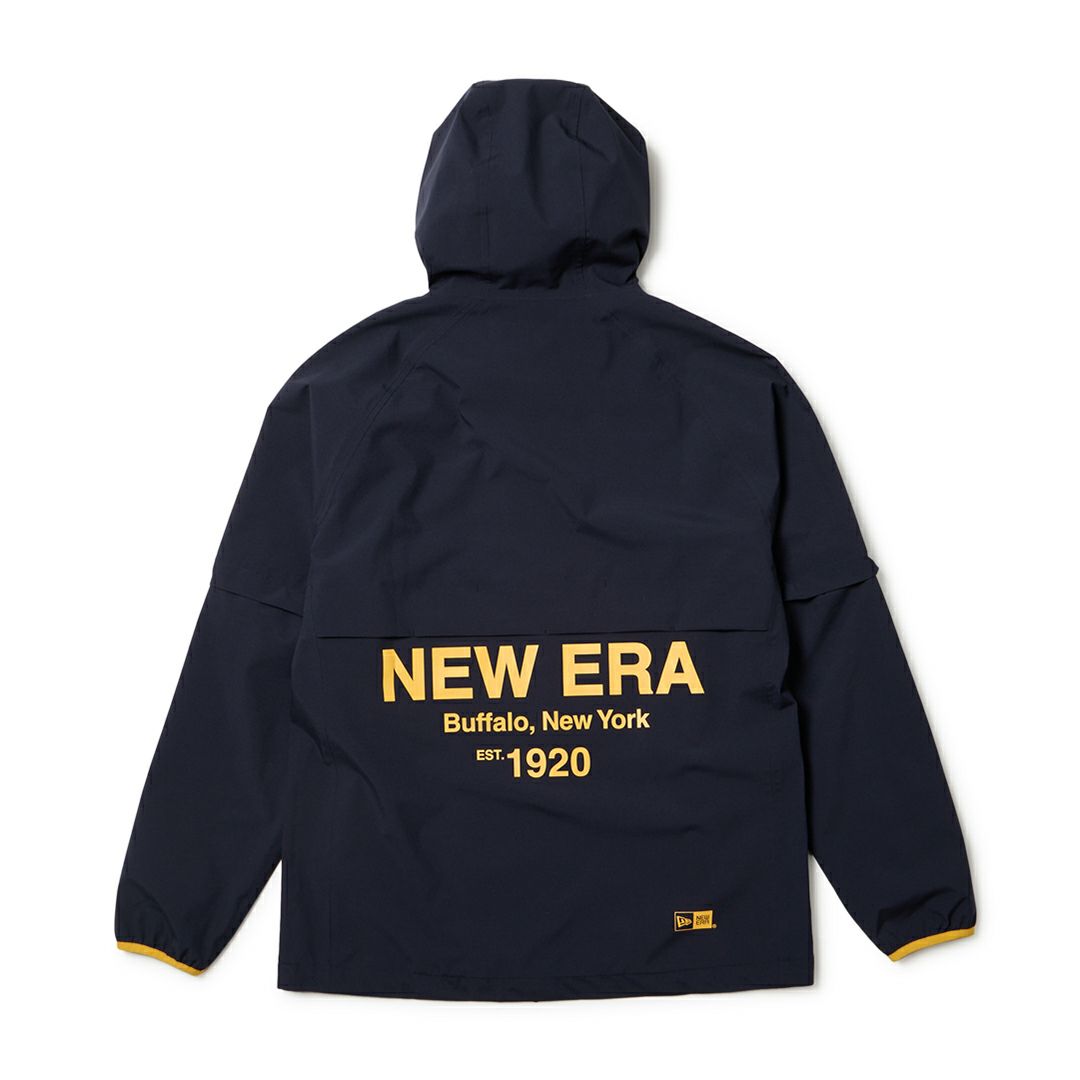 ニューエラ NEW ERA メンズ  [ゴルフ] メンズ レインジャケット 2Way スリーブ ネイビー ERMA5FY 詳細5