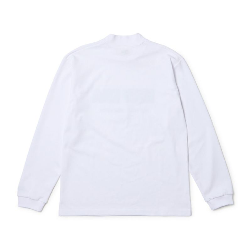 ニューエラ NEW ERA メンズ メンズ [ゴルフ]  長袖 ミッドネック パフォーマンス Tシャツ Neon Logo ホワイト ERMA5G9 詳細2