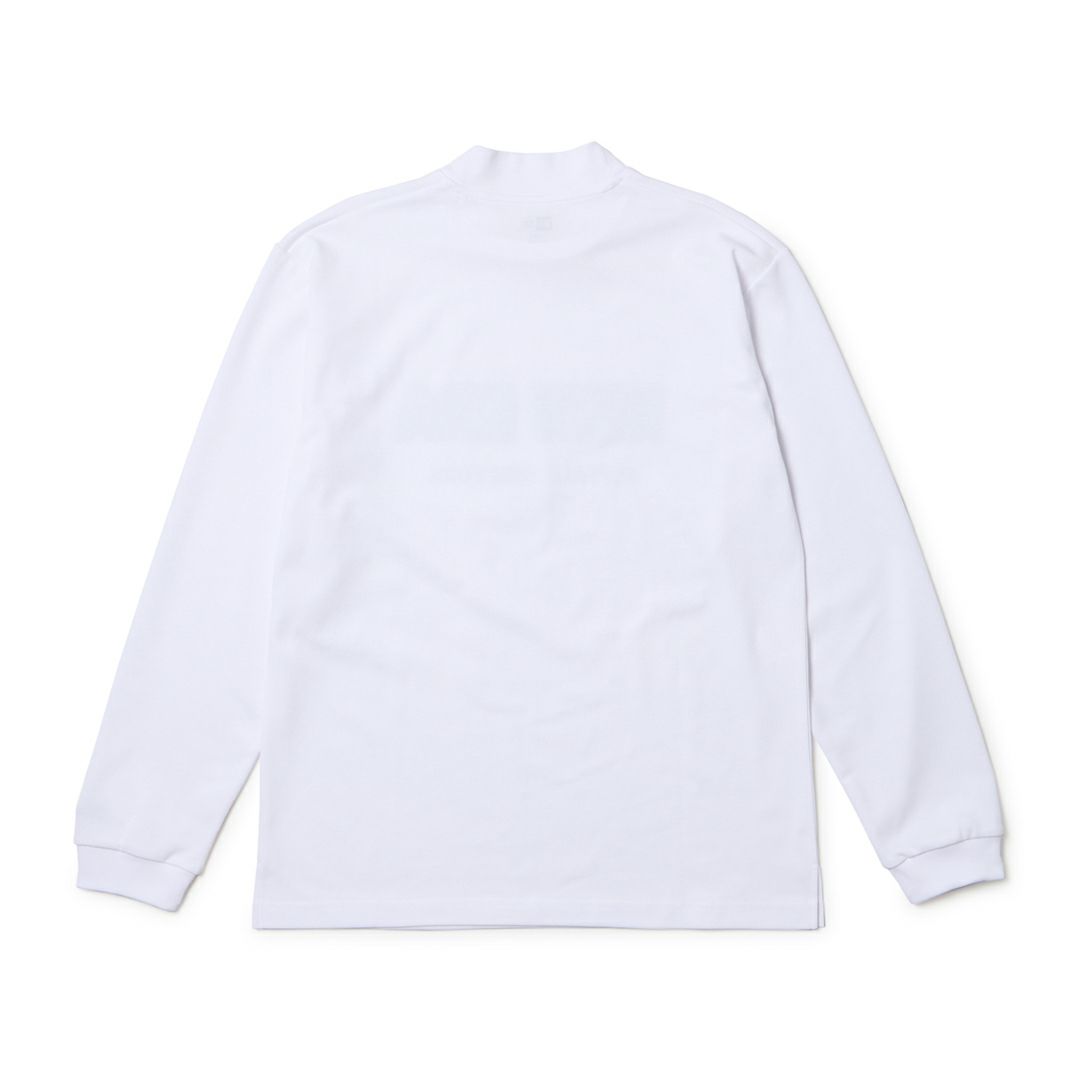 ニューエラ NEW ERA メンズ メンズ [ゴルフ]  長袖 ミッドネック パフォーマンス Tシャツ Neon Logo ホワイト ERMA5G9 詳細2