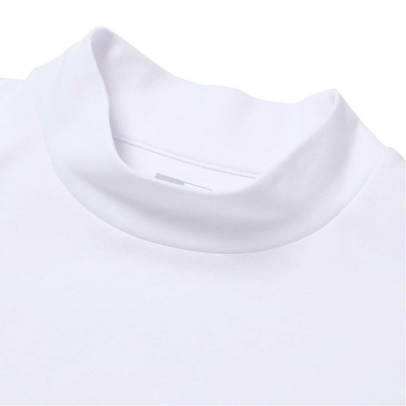 ニューエラ NEW ERA メンズ メンズ [ゴルフ]  長袖 ミッドネック パフォーマンス Tシャツ Neon Logo ホワイト ERMA5G9 詳細3