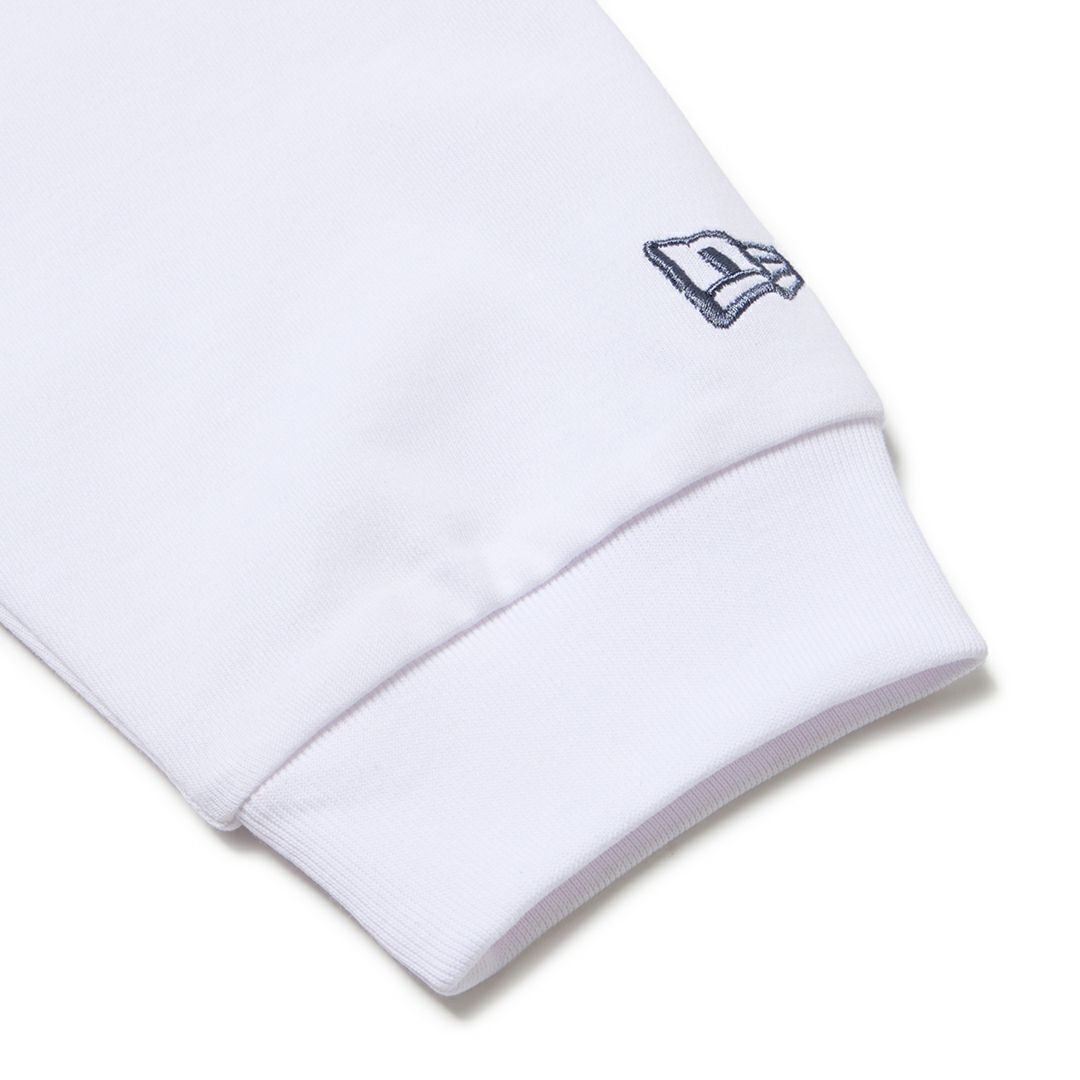 ニューエラ メンズ 長袖 ミッドネックTシャツ ホワイト