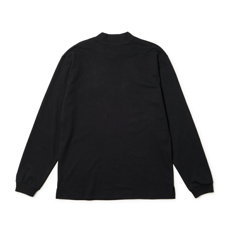 ニューエラ NEW ERA メンズ メンズ [ゴルフ]  長袖 ミッドネック パフォーマンス Tシャツ Neon Logo ブラック ERMA5GA 詳細2