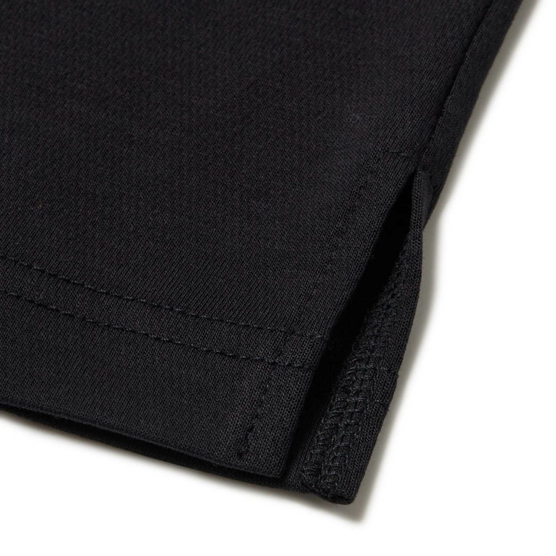 ニューエラ メンズ 長袖 ミッドネックTシャツ ブラック