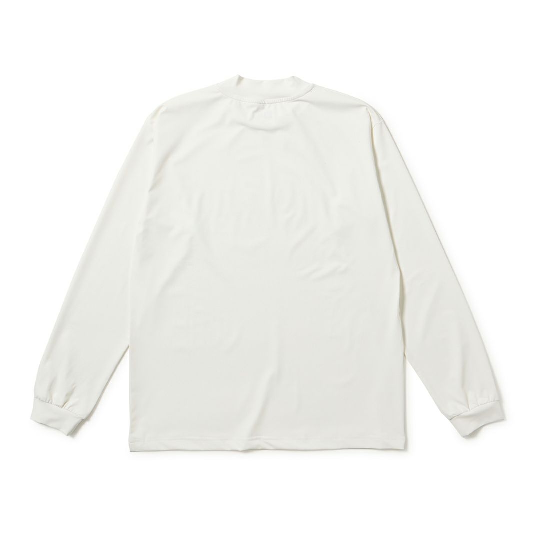 ニューエラ メンズ 長袖 ミッドネックTシャツ ホワイト