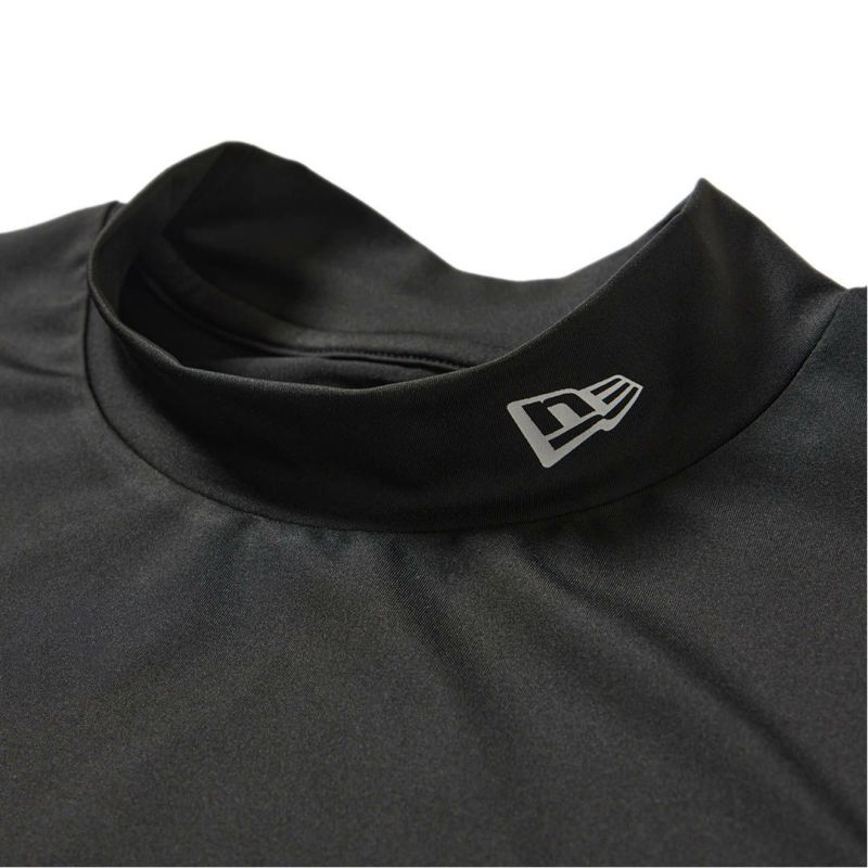 ニューエラ NEW ERA メンズ メンズ [ゴルフ]  長袖 ミッドネック ベアTシャツ NEW ERA NEW YORK ブラック ERMA5GC 詳細3