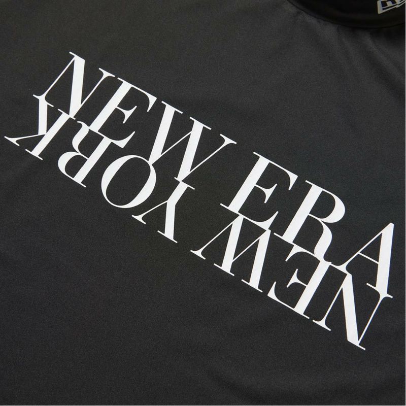 ニューエラ NEW ERA メンズ メンズ [ゴルフ]  長袖 ミッドネック ベアTシャツ NEW ERA NEW YORK ブラック ERMA5GC 詳細4