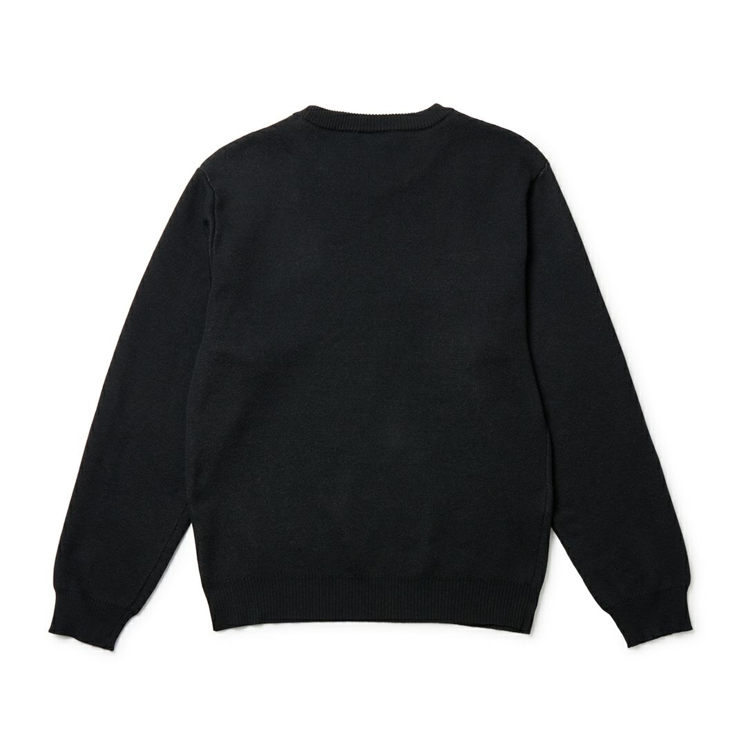 ニューエラ NEW ERA メンズ メンズ [ゴルフ]  ニットセーター フラッグロゴ ブラック ERMA5GT 詳細2