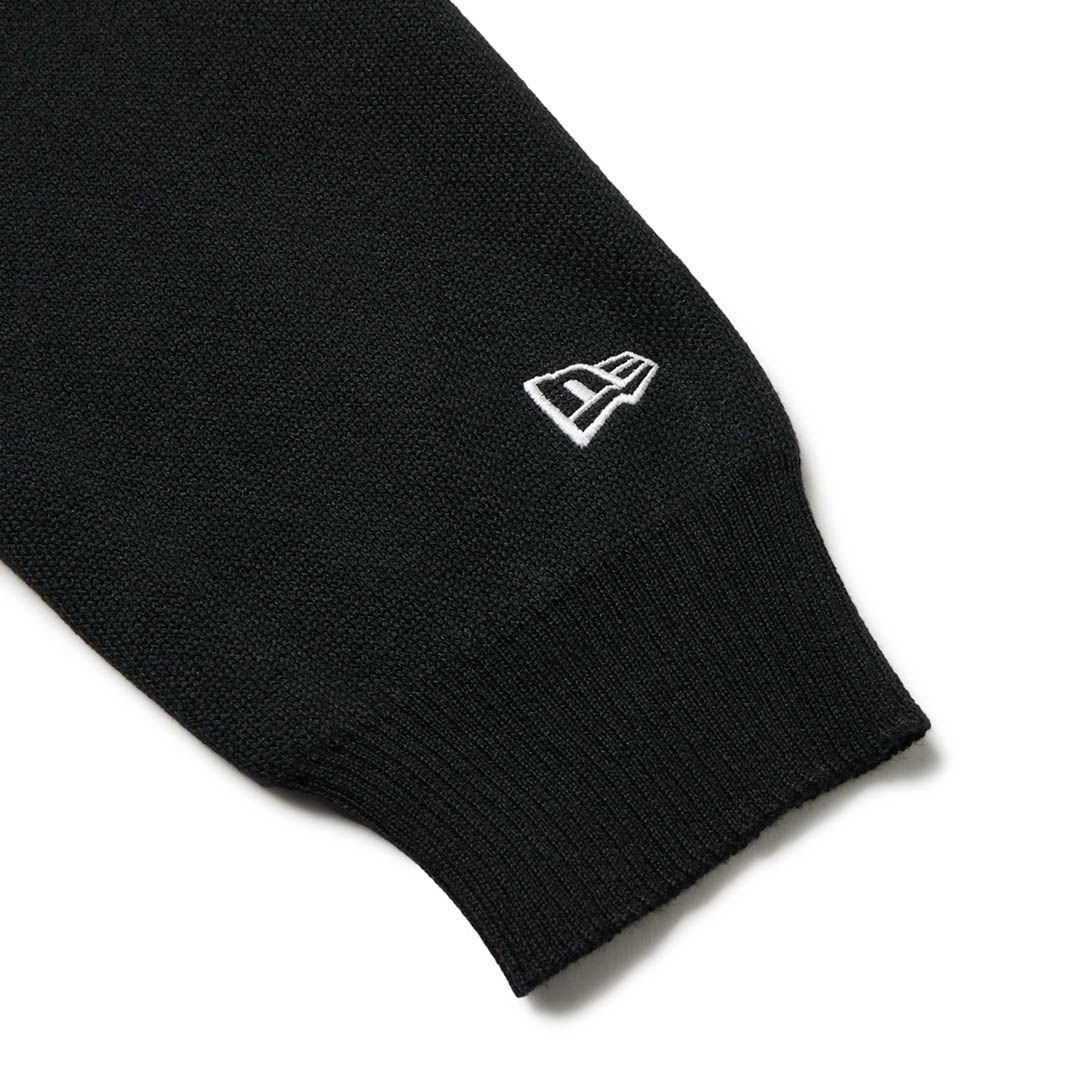 ニューエラ NEW ERA メンズ メンズ [ゴルフ]  ニットセーター フラッグロゴ ブラック ERMA5GT 詳細5