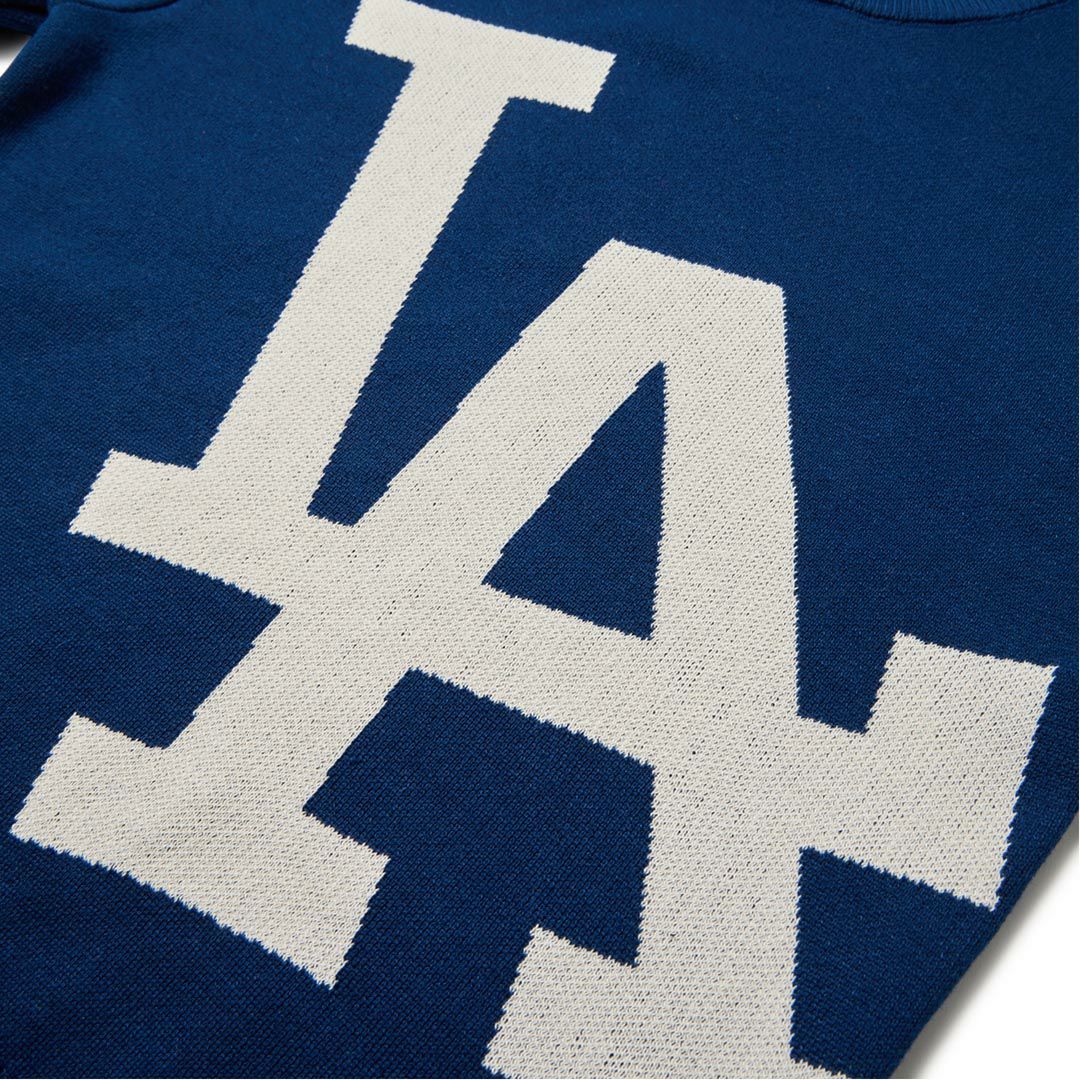 ニューエラ NEW ERA メンズ メンズ [ゴルフ]  ニットセーター ロサンゼルス・ドジャース ネイビー ERMA5GU 詳細5