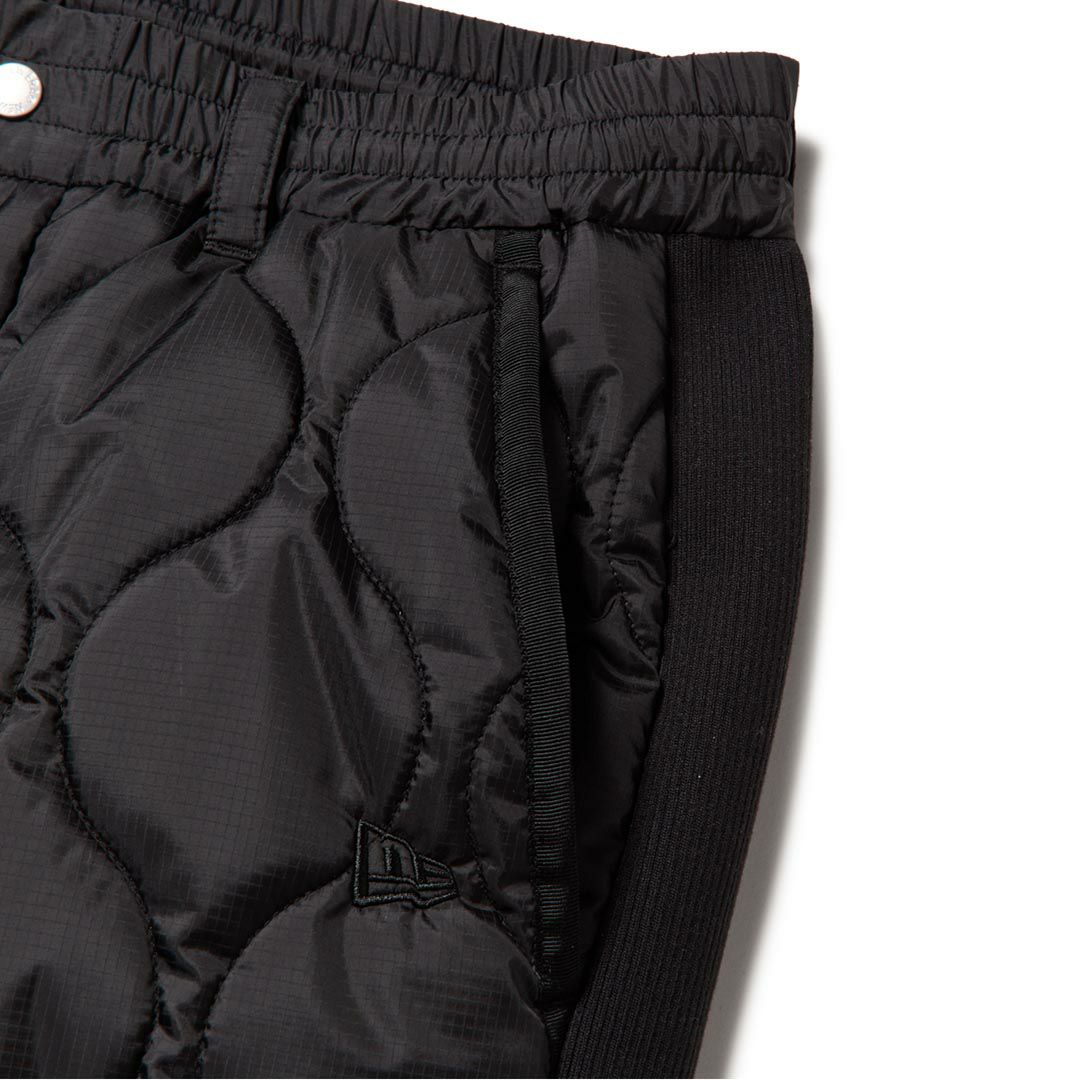 ニューエラ メンズ キルティングパンツ ブラック