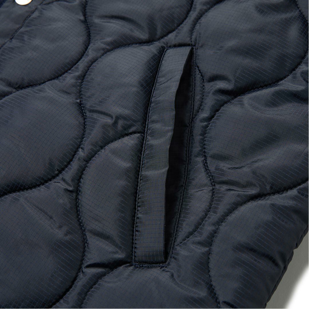 ニューエラ メンズ キルティング ジャケット ネイビー