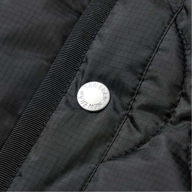 ニューエラ NEW ERA メンズ メンズ [ゴルフ]  インサレーティッド キルティング ジャケット ブラック ERMA5H2 詳細4