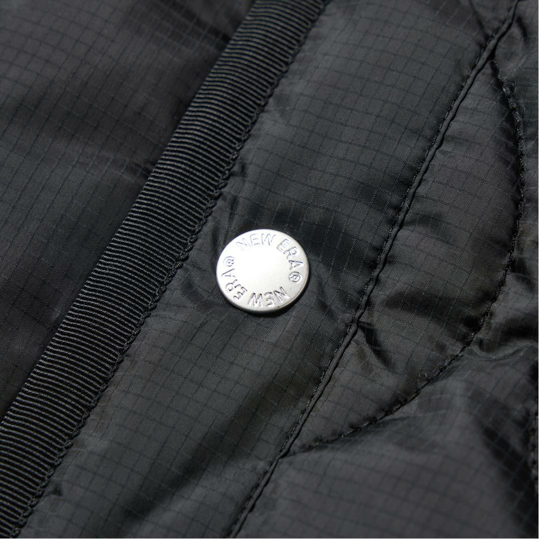 ニューエラ メンズ キルティング ジャケット ブラック