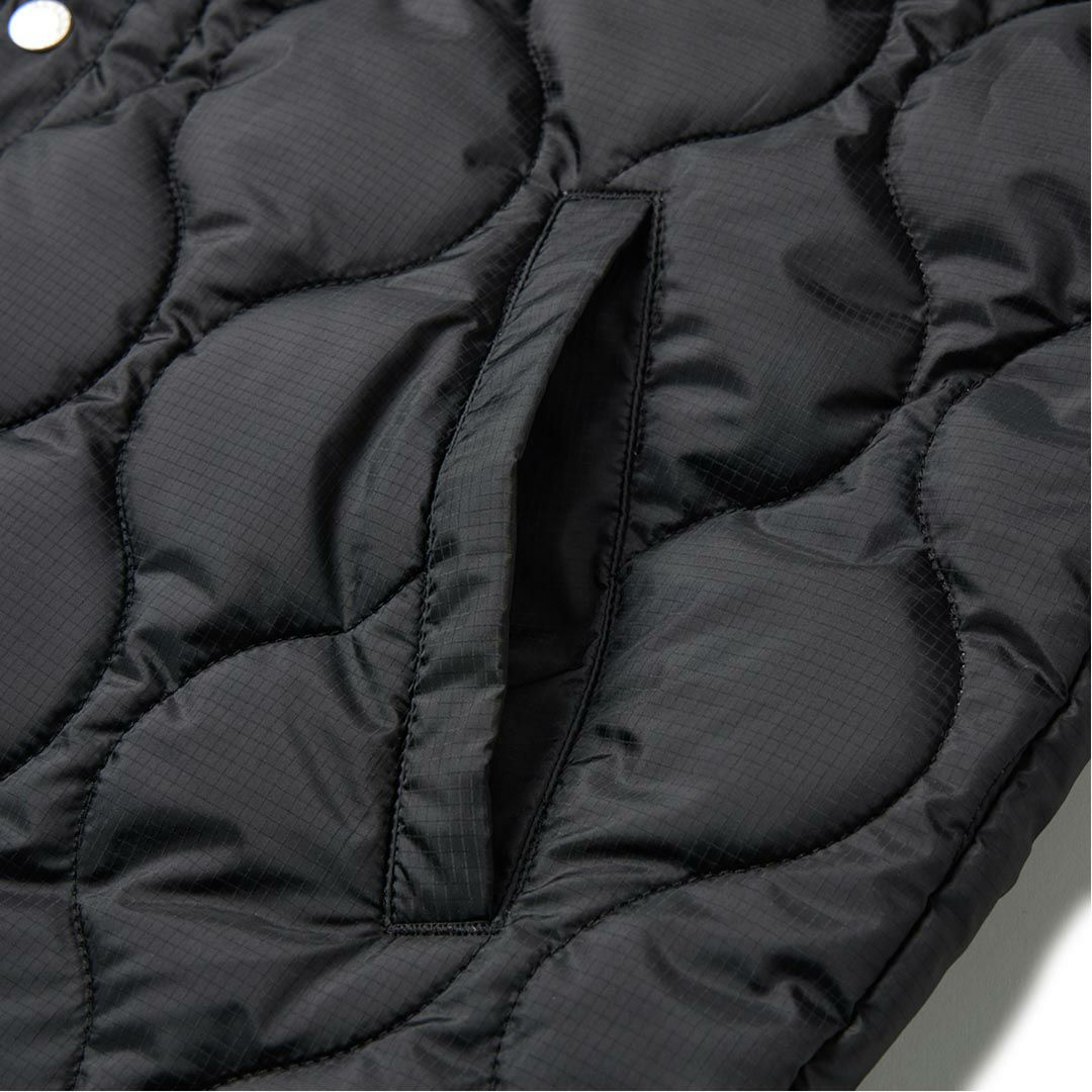 ニューエラ NEW ERA メンズ メンズ [ゴルフ]  インサレーティッド キルティング ジャケット ブラック ERMA5H2 詳細5