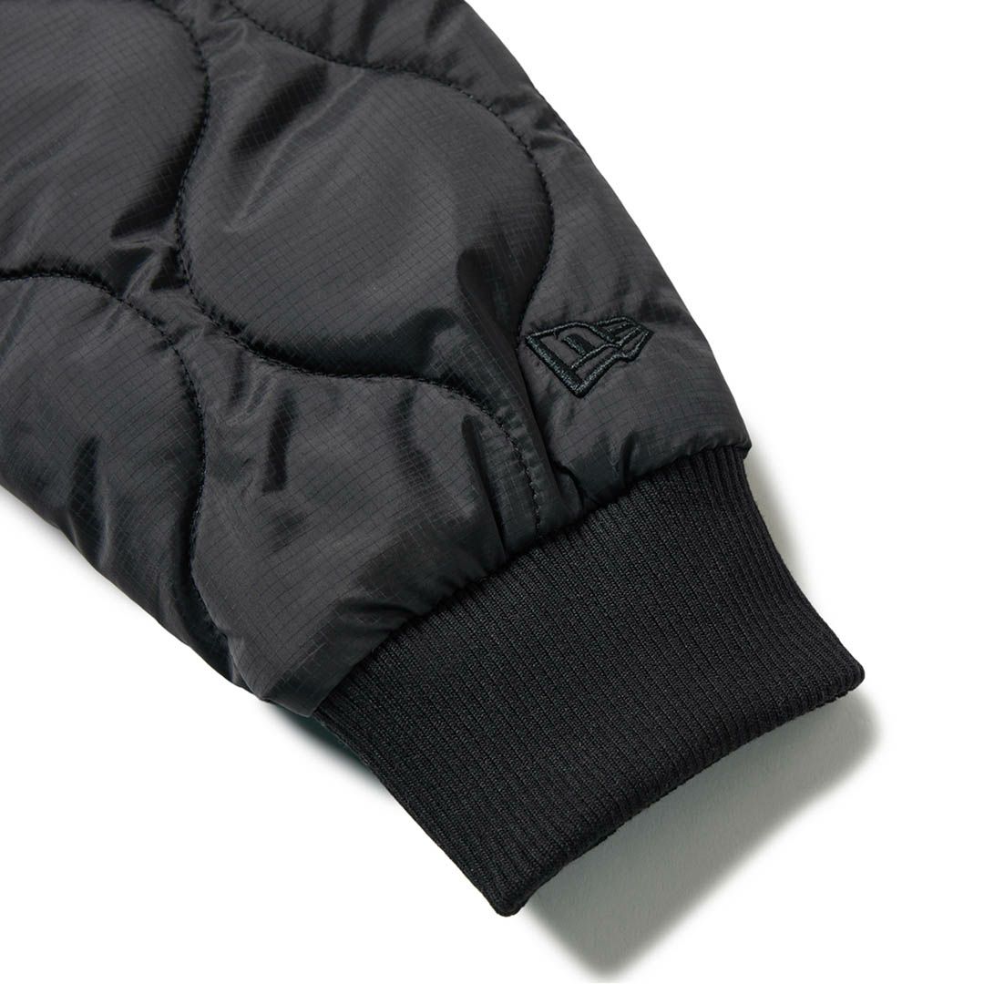 ニューエラ メンズ キルティング ジャケット ブラック