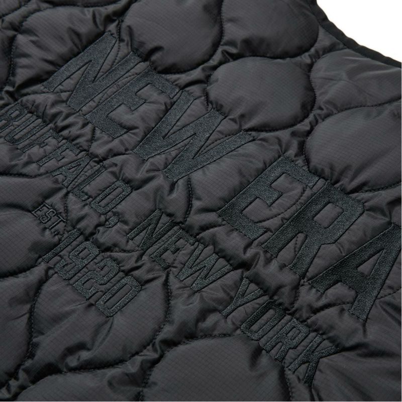 ニューエラ NEW ERA メンズ メンズ [ゴルフ]  インサレーティッド キルティング ジャケット ブラック ERMA5H2 詳細7