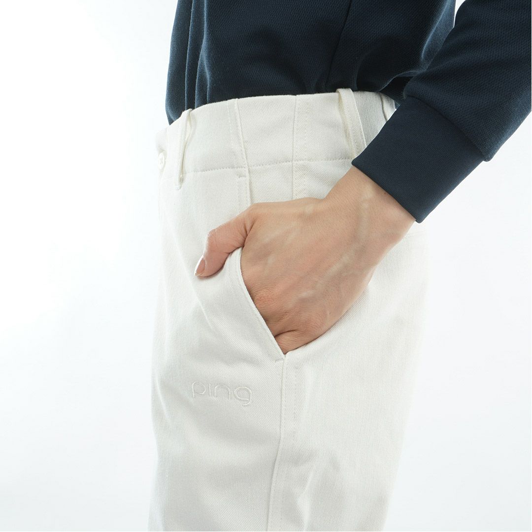 PINGAPPAREL レディース パンツ ホワイト 