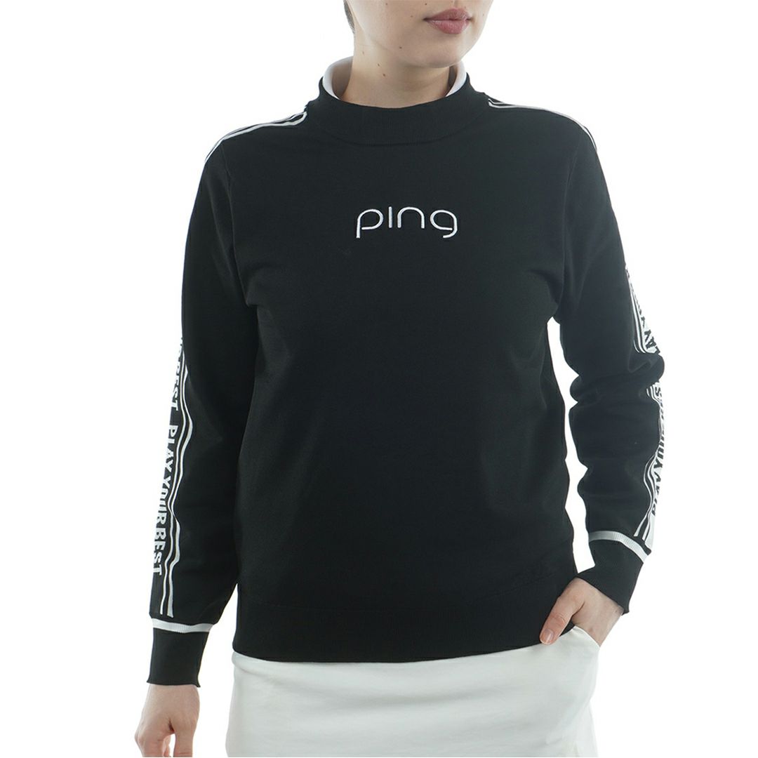 ピン アパレル PING APPAREL レディース 【PING APPAREL】ロゴジャカードハイネックニット ＜LADIES LINE＞ (LADIES) PILA55G 詳細3