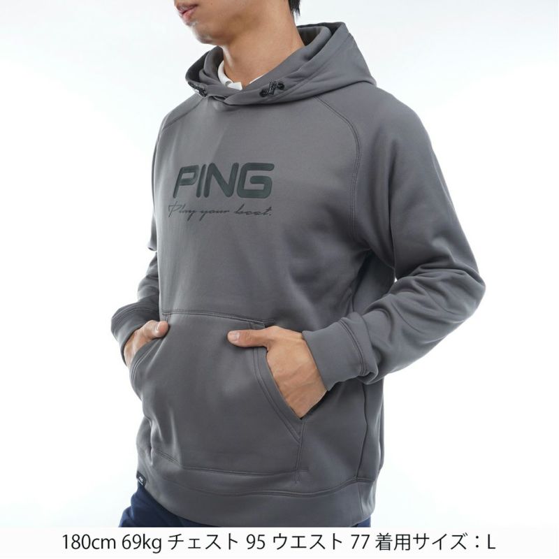 PINGAPPAREL メンズ パーカー グレー