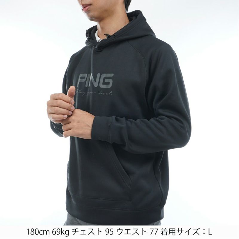 PINGAPPAREL メンズ パーカー ブラック