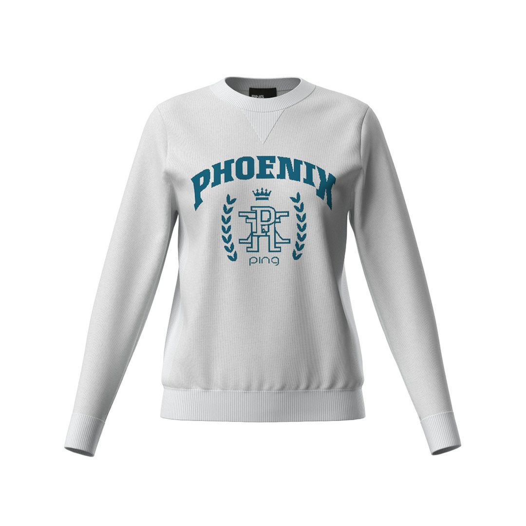 ピン アパレル PING APPAREL レディース 【PING APPAREL】デニムライクニット/カノコ レイヤードツインニット ＜LADIES LINE＞ (LADIES) PILA55A 詳細1