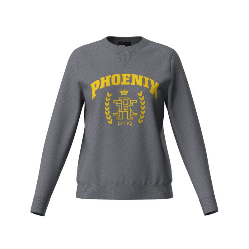 PINGAPPAREL レディース セーター シャツ グレー