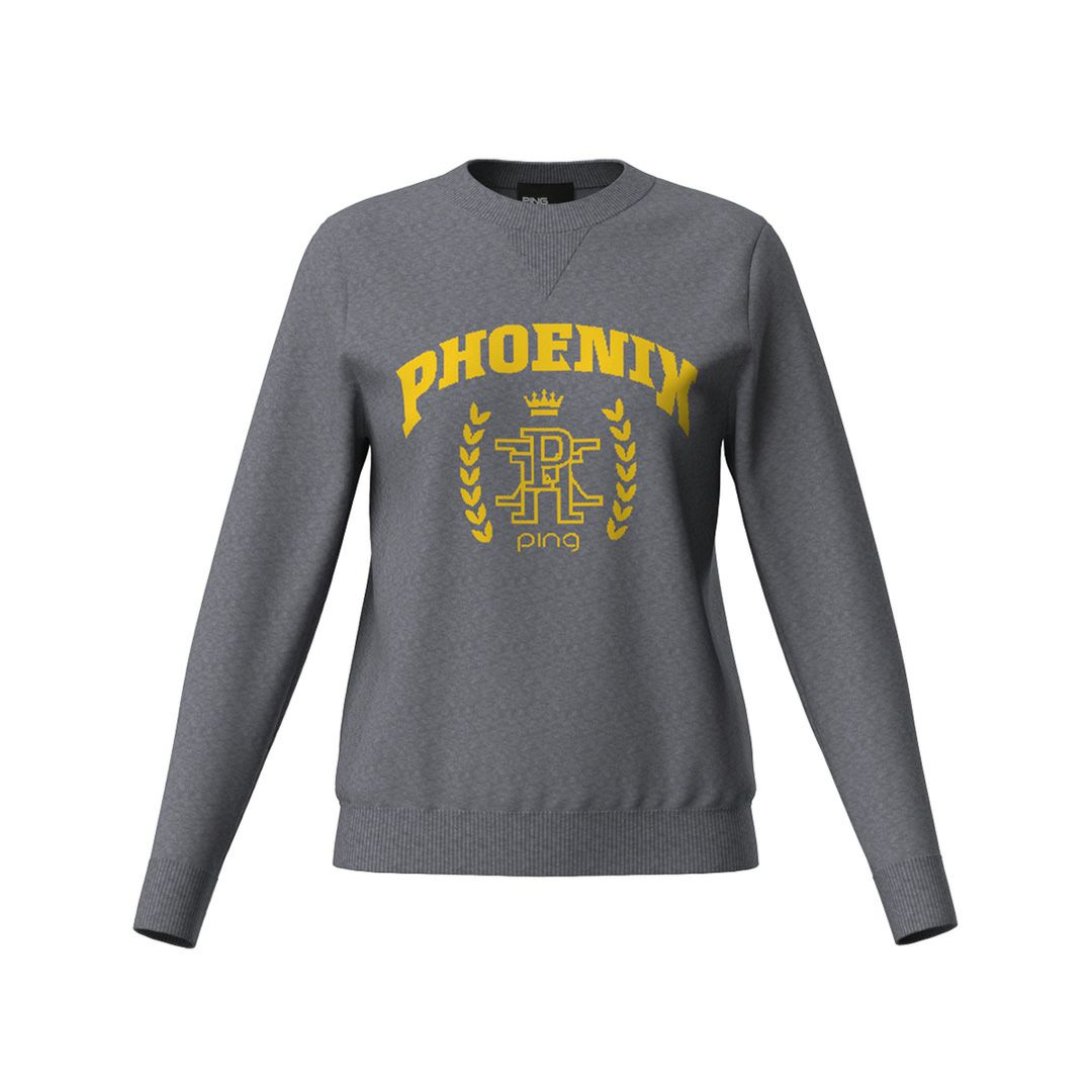 ピン アパレル PING APPAREL レディース 【PING APPAREL】デニムライクニット/カノコ レイヤードツインニット ＜LADIES LINE＞ (LADIES) PILA55A 詳細2