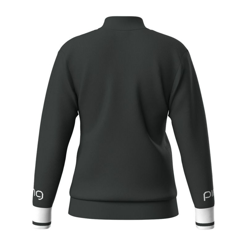 ピン アパレル PING APPAREL レディース 【PING APPAREL】ハーフジップ袖ロゴジャカードニット ＜LADIES LINE＞ (LADIES) PILA55J 詳細10