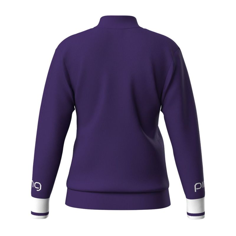 ピン アパレル PING APPAREL レディース 【PING APPAREL】ハーフジップ袖ロゴジャカードニット ＜LADIES LINE＞ (LADIES) PILA55J 詳細12