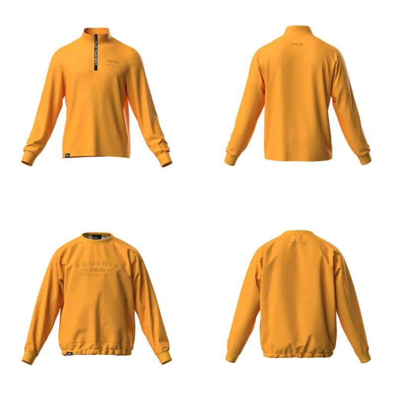 PINGAPPAREL メンズ アウター　シャツ イエロー