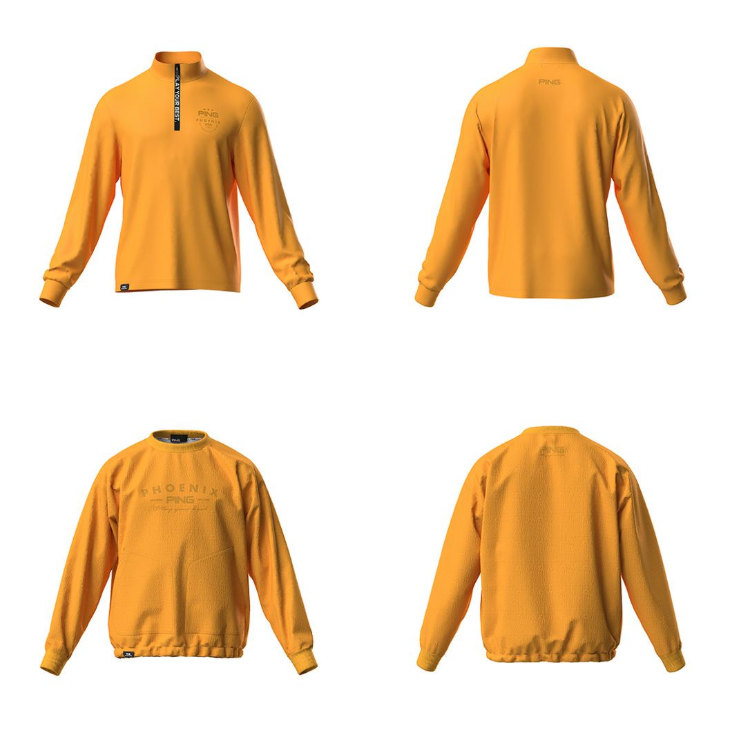 PINGAPPAREL メンズ アウター　シャツ イエロー