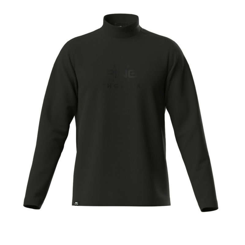 ピン アパレル PING APPAREL メンズ 【PING APPAREL】サーモソーラ―バックカノコ長袖ハイネックカットソー ＜PERFORMANCE＞ (MENS) PIMA56L 詳細2