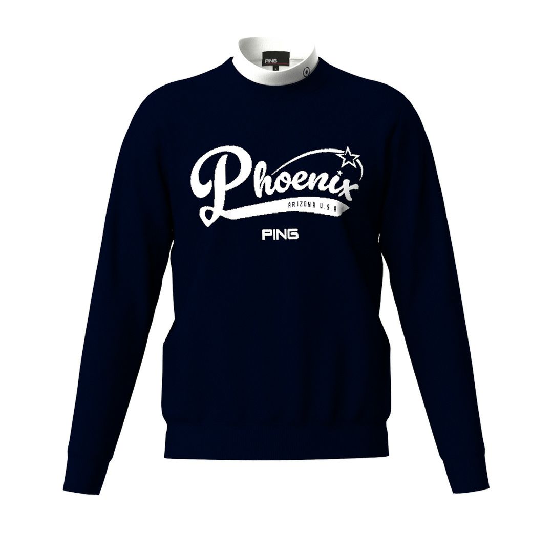 PINGAPPAREL メンズ セーター ニット ネイビー