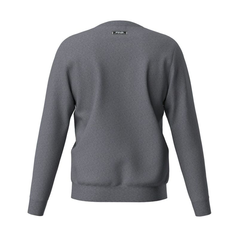 PINGAPPAREL メンズ セーター ニット グレー