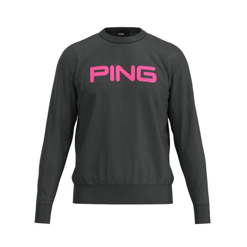 PINGAPPAREL メンズ セーター ニット ブラック