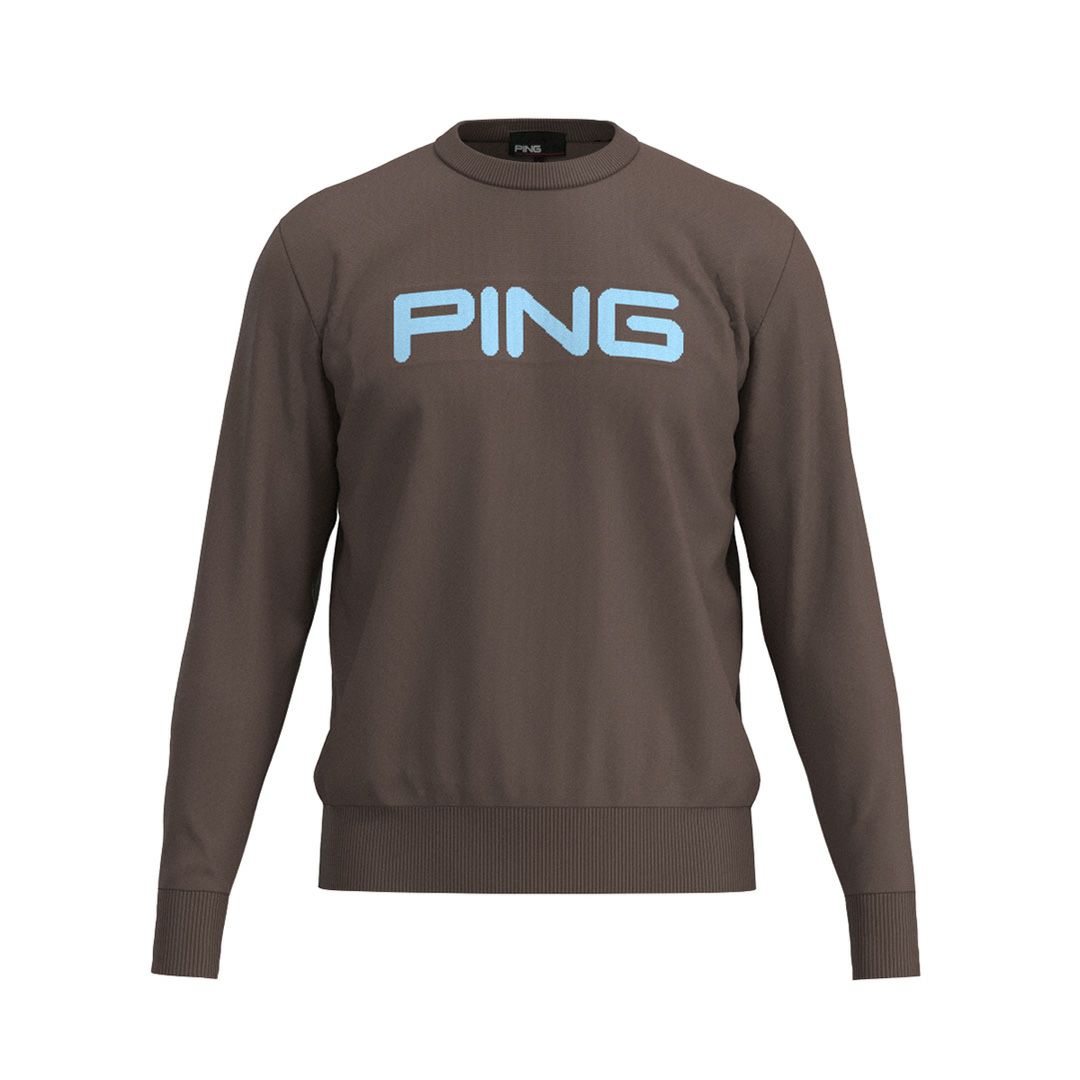 PINGAPPAREL メンズ セーター ニット ブラウン