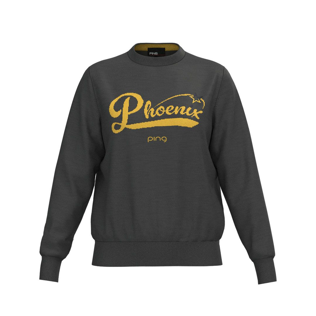 ピン アパレル PING APPAREL レディース 【PING APPAREL】モールジャカードクルーネックニット ＜LADIES LINE＞ (LADIES) PILA557 詳細1