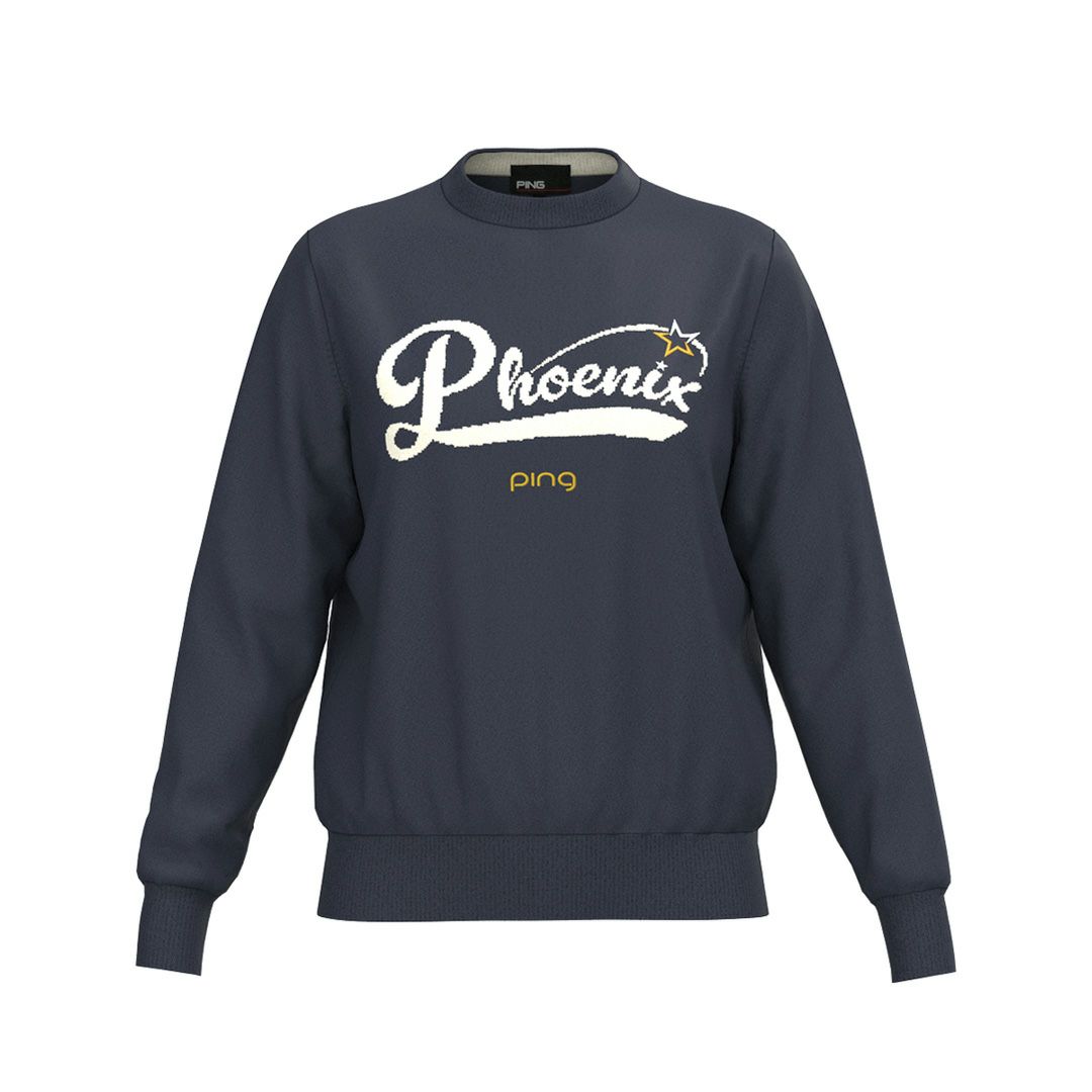 ピン アパレル PING APPAREL レディース 【PING APPAREL】モールジャカードクルーネックニット ＜LADIES LINE＞ (LADIES) PILA557 詳細2