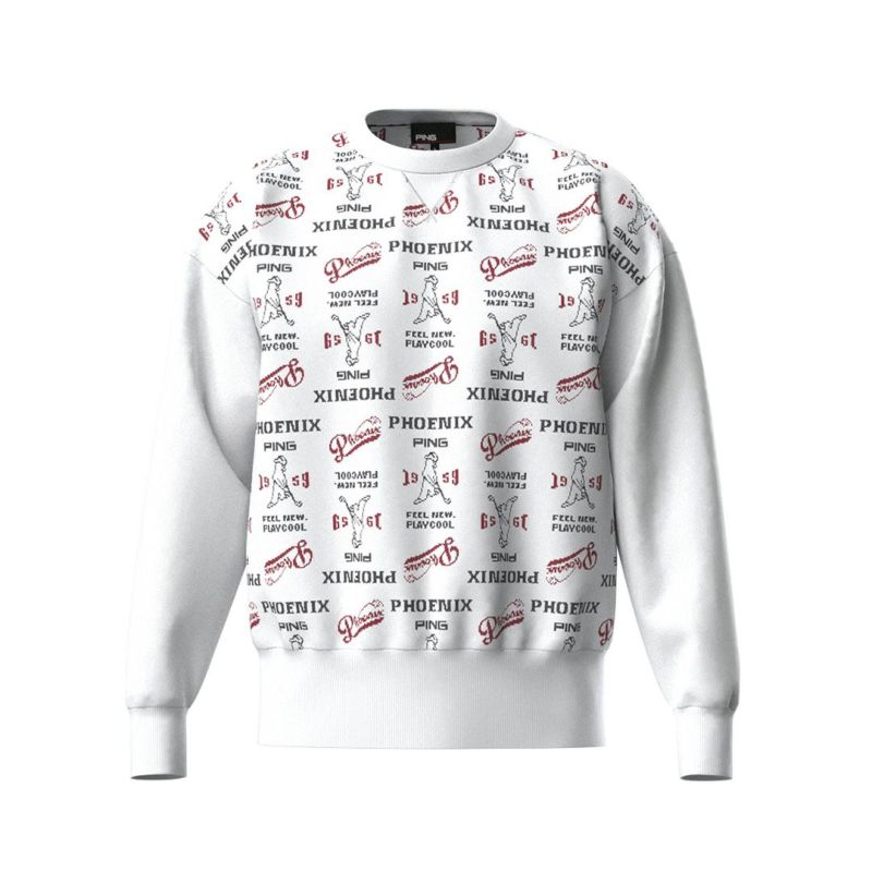 PINGAPPAREL メンズ セーター ニット ホワイト