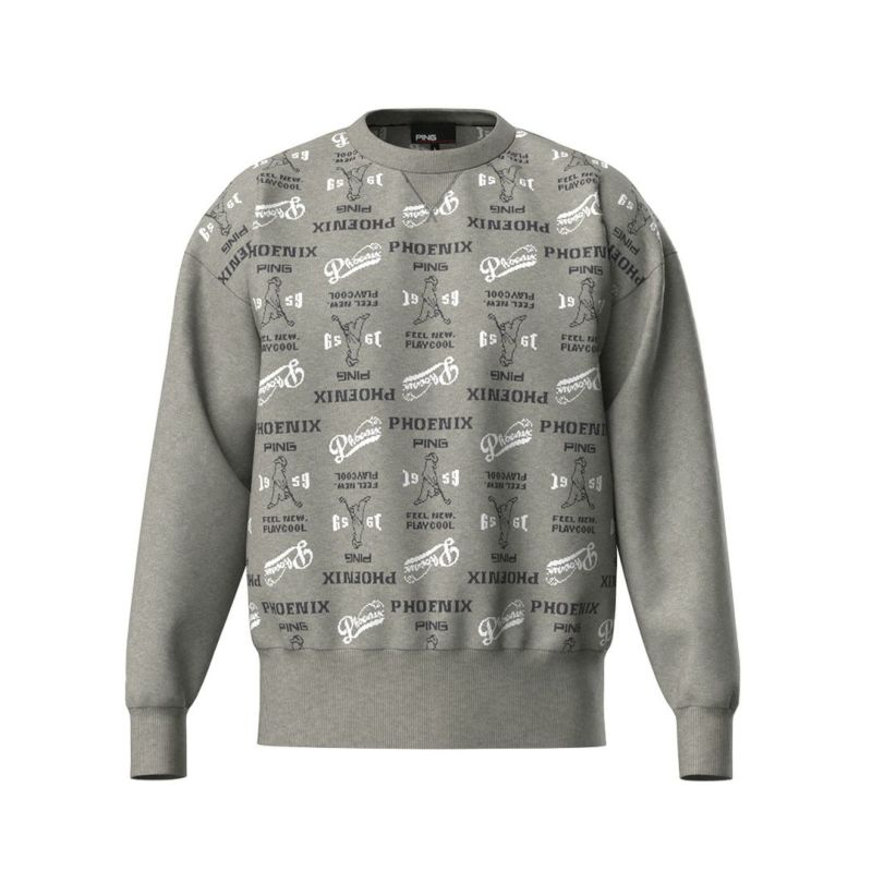 PINGAPPAREL メンズ セーター ニット グレー