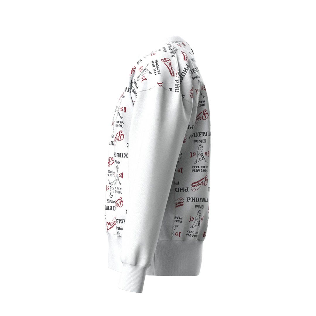 ピン アパレル PING APPAREL メンズ 【PING APPAREL】ジャカードクルーネックニットプルオーバー ＜NATIVE＞ (MENS) PIMA56W 詳細4