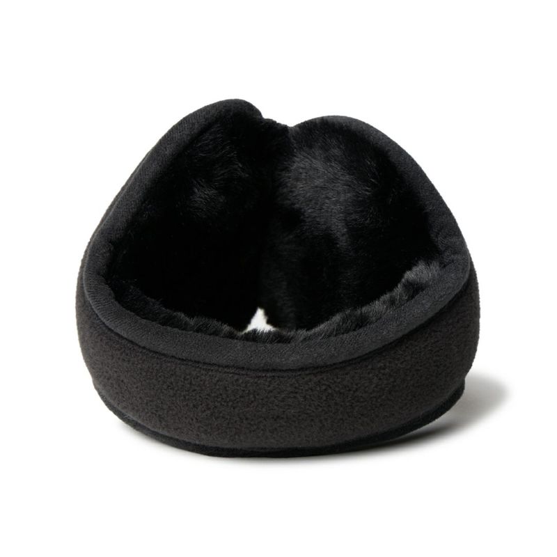 ニューエラ NEW ERA メンズ レディース ユニセックス イヤーマフ フリース ボックスロゴ ブラック/ゴールド ERMG5C4F 詳細3