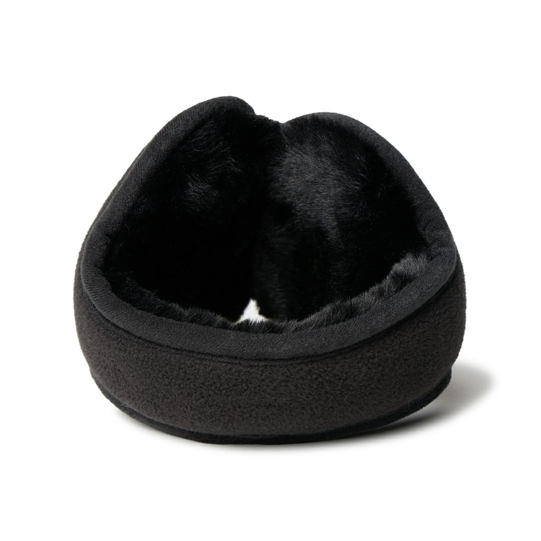 ニューエラ NEW ERA メンズ レディース ユニセックス イヤーマフ フリース ボックスロゴ ブラック/ゴールド ERMG5C4F 詳細3