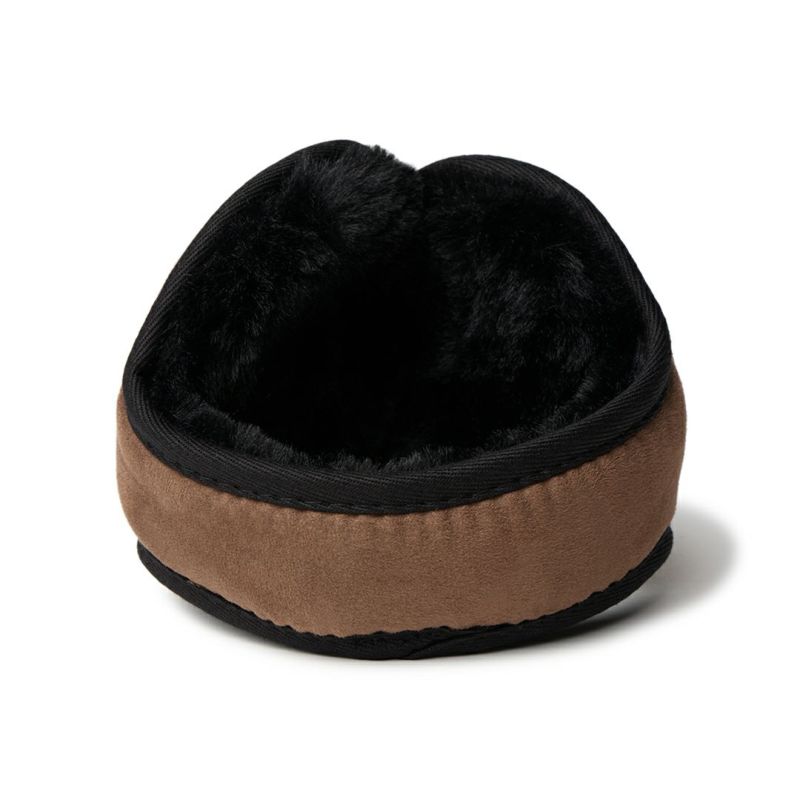 ニューエラ NEW ERA メンズ レディース ユニセックス イヤーマフ シンセティックスウェード フリース ブラウン ERMG5C5F 詳細3