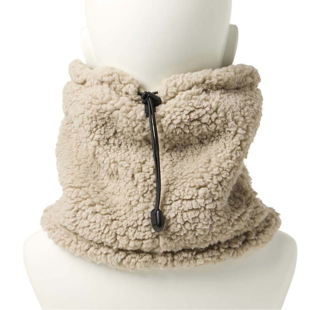 ニューエラ NEW ERA メンズ レディース ユニセックス ボア チューブネックウォーマー ライトベージュ ERMG5C9F 詳細4